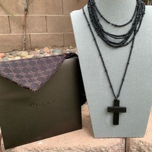 Rare Vintage Gucci Cross Necklace